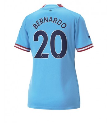 Manchester City Bernardo Silva #20 Hjemmedrakt Kvinner 2022-23 Kortermet